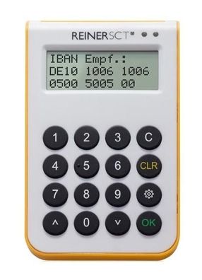 Kartenleser reiner cyberJack one weiß und gelb