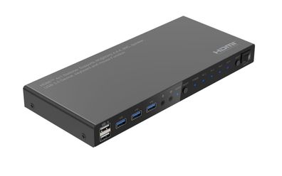 KVM-Schalter Micro-Connect HDMI 4K 60 Hz USB 3.0