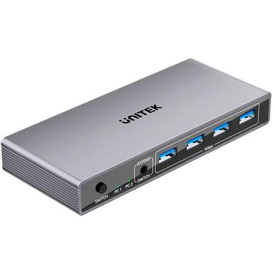 KVM-Switch Unitek 8K@60Hz, 4x USB 3.0, ergonomisch