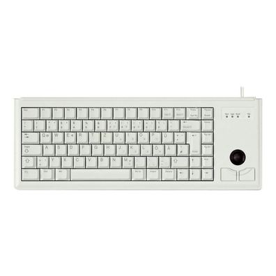 USB-Tastatur Cherry G84-4400 mit Trackball, Grau
