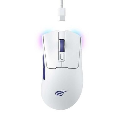 Gaming-Maus Havit MS966WB Weiß kabellos