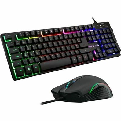 Gaming Tastatur und Maus Set The G-Lab Krypton RGB