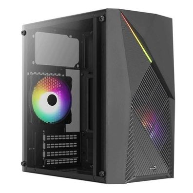 PC-Gehäuse Aerocool PGS Raider Mini-G-BK-v3 schwarz