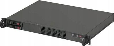 BoÃ®tier PC Rack 1U Supermicro schwarz, 1U Servergehäuse
