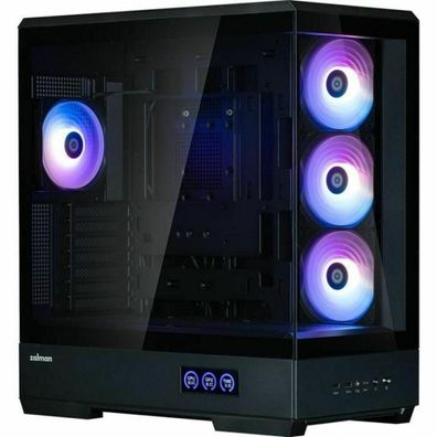 PC-Gehäuse Zalman P50 DS mit 4 ARGB-Léftern, USB Type-C