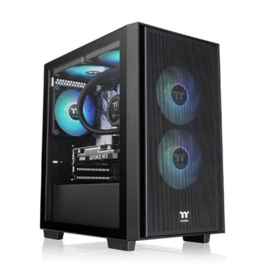 PC-Gehäuse Thermaltake Versa H16 TG ARGB schwarz