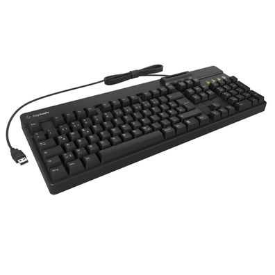 Tastatur KeySonic mit Smartcard-Leser KSK-8040U-CRT
