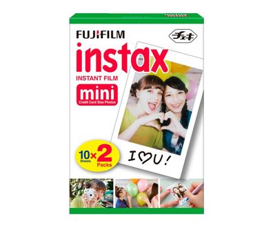 Fotopapier Fujifilm Instax Mini Weiß Glänzend