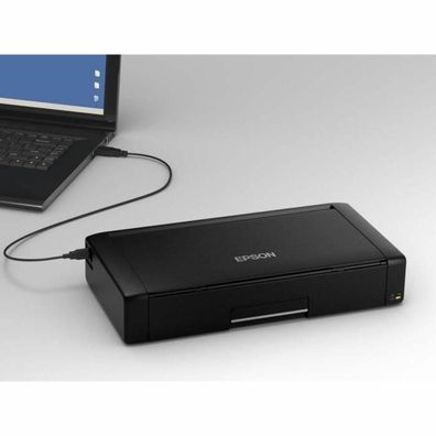 Tintenstrahldrucker Epson WorkForce WF-110W tragbar schwarz