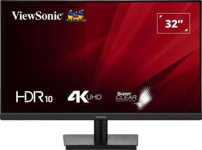 Monitor ViewSonic 32 Zoll 4K Ultra HD VA3208-4K-HD