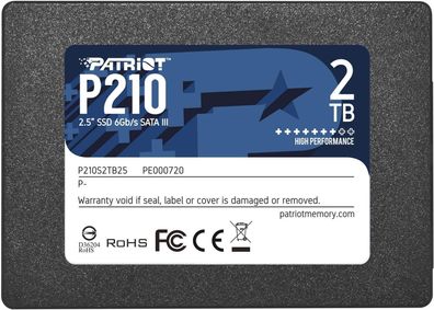 Interne SSD Patriot 2 To SATA III