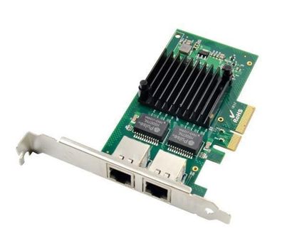 Netzwerkkarte Micro-Connect MC-PCIE-I350-T2 mit 2 RJ45 Ports