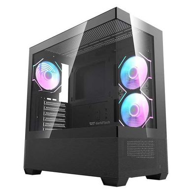PC-Gehäuse darkflash DS900 AIR mit 6 ARGB-Léftern