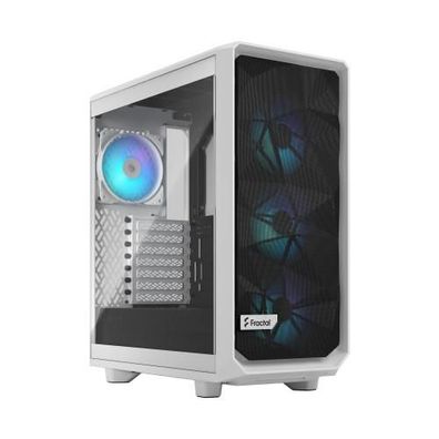 PC-Gehäuse Fractal Design Meshify 2 Compact RGB Weiß