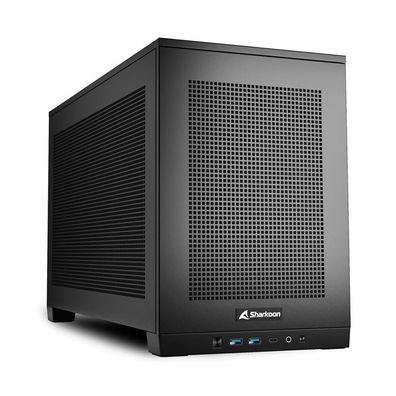 Computergehäuse Sharkoon REBEL C20 ITX RGB schwarz