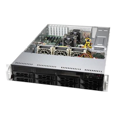 BoÃ®tier serveur rack Supermicro 2U robustes avec alimentation redondante