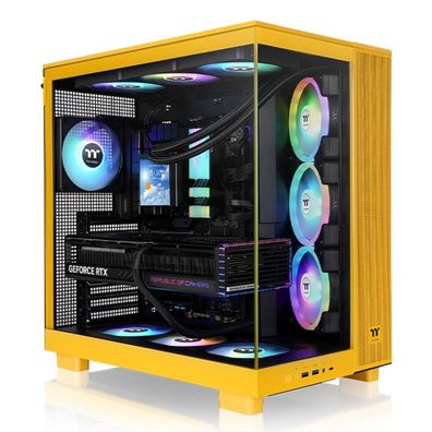 BoÃ®tier Thermaltake View 380 XL TG ARGB Jaune vif
