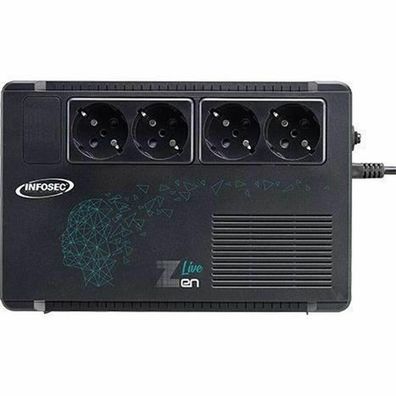 USV Infosec Zen Live 500 Line-Interactive 500 VA