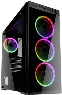 PC-Gehäuse Kolink Horizon Midi Tower mit RGB-Léftern