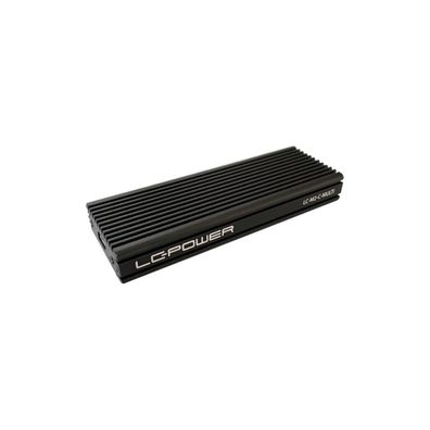 Externer Gehäuse LC-Power fér M.2 SSD, USB 3.2 Gen 2, schwarz