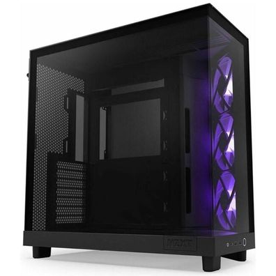 PC-Gehäuse NZXT H6 Flow RGB mit RGB-Beleuchtung