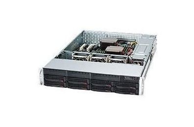 Servergehäuse Supermicro SC825TQC-600LPB Rack 2U