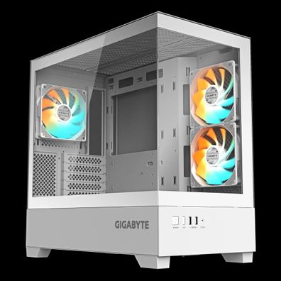 PC-Gehäuse Gigabyte C201 Panoramic ICE Weiß
