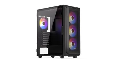 PC-Gehäuse krux Orona KRXD003 schwarz, ARGB-Beleuchtung