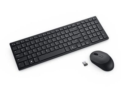 Kabelloses Tastatur- und Maus-Set Dell KM555, ergonomisch, schwarz