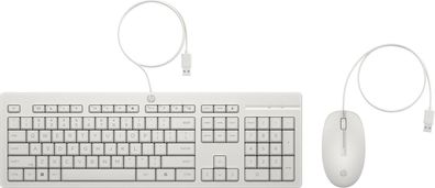 Tastatur- und Maus-Set HP Weiß