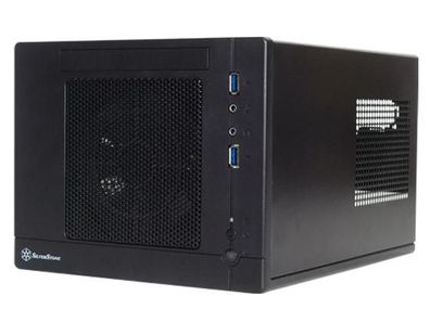 Mini-ITX PC-Gehäuse SilverStone Sugo SG05-LITE schwarz
