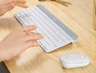Kabelloses Tastatur- und Maus-Set Logitech MK470 Weiß