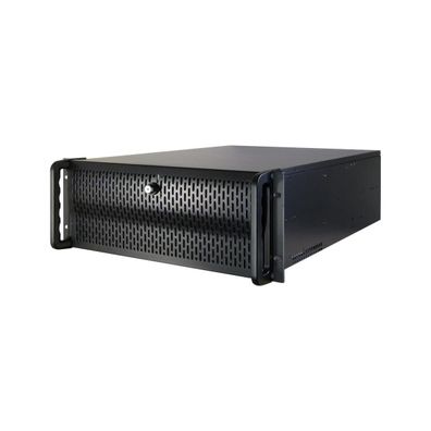 Servergehäuse Inter-Tech IPC 4U-4129L, 4U Rack, Silber