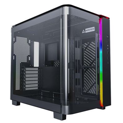 PC-Gehäuse Montech KING 95 Midi Tower Gaming schwarz