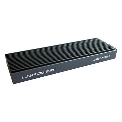 Externer Festplattengehäuse LC-Power USB Type-C 10 Gbit/s