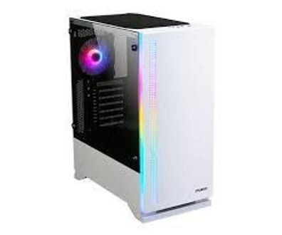 PC-Gehäuse Zalman S5 White mit RGB-Beleuchtung