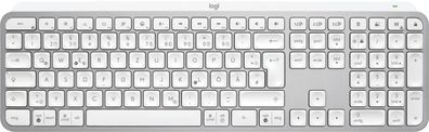 Tastatur Logitech MX Keys S kabellos weiß und hellgrau
