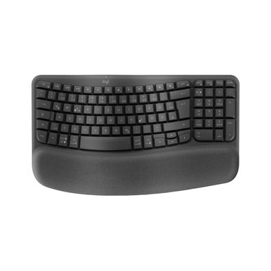 Tastatur Logitech Wave Keys ergonomisch kabellos