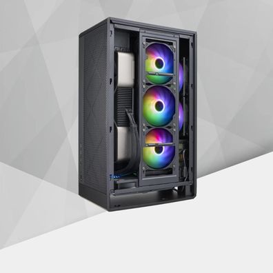 PC-Gehäuse SilverStone Alta G1M Micro-ATX, schwarz