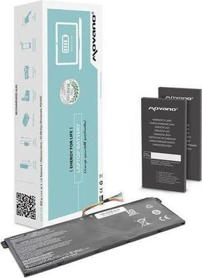 Batterie Movano 3600 mAh 15.2V fér Laptop