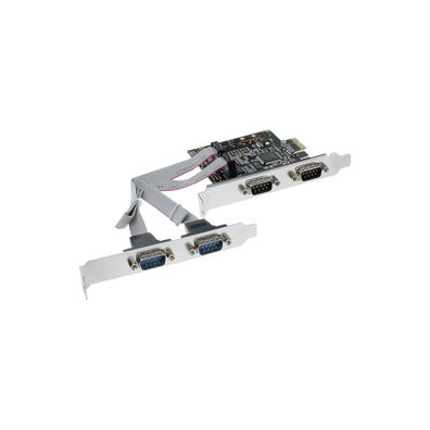 Schnittstellenkarte Inline 4x RS-232 Ports, PCI-Express