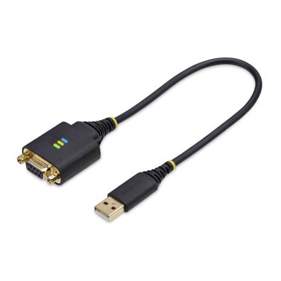 USB-Seriell Adapterkabel Startech 30 cm, schwarz