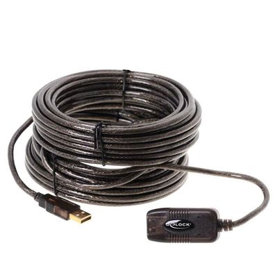 USB-Kabel DeLOCK 15 m schwarz