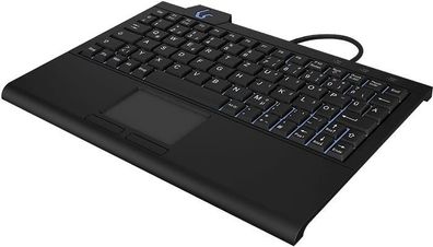 Tastatur KeySonic Kompaktes USB-LED-Beleuchtung