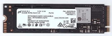 SSD Lenovo 512 GB Micron 2210 M.2 PCIe NVMe