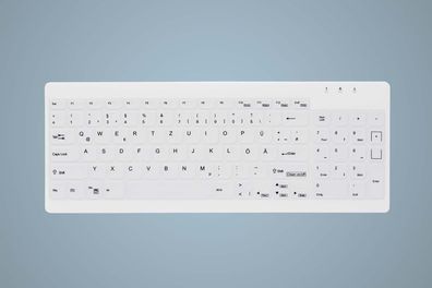 Tastatur Active Key AK-C7012 Weiß ultraflach