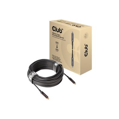 USB 3.2 Typ-C Kabel Club-3d 20 m, 10 Gbps, 4K@60Hz