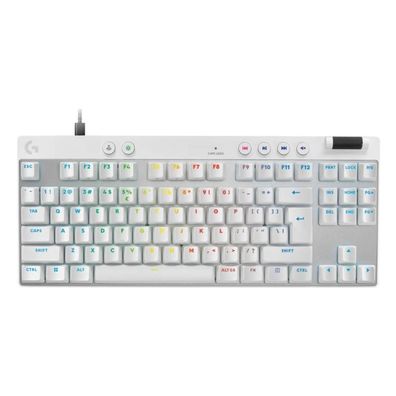 Gaming Tastatur Logitech G PRO X Weiß TKL