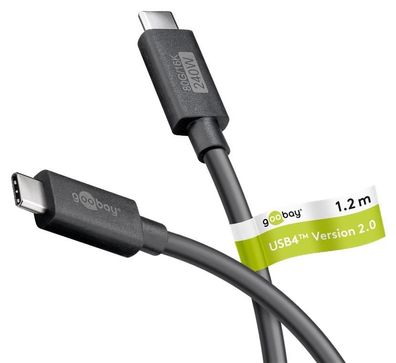 Kabel Goobay USB4 2.0 Type C (M/M) robust und langlebig