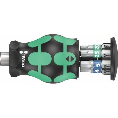 Kraftform Kompakt Stubby Magazin 3 Bit-Satz (schwarz/grün, 7-teilig)